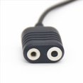 thumbnail image 2 of 2X Cable Adaptador para UV-9R Plus UV-XR Resistente Al Agua Una 2 Pines UV-82 UV-S9 Walkie Talkie Auricular Mic, 2 of 5