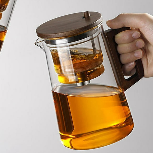Elodie Glass Tea Pot Removable Loose Tea Infuser Portable Elegant Glass Tea Infuser 750ml