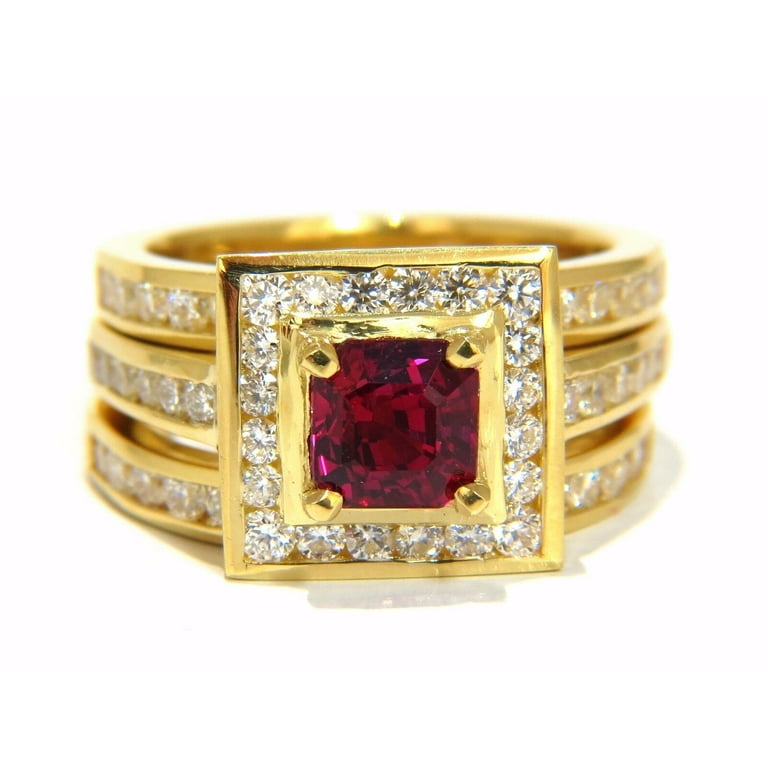 Gia certified deals ruby ring