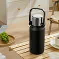 thumbnail image 1 of Tuvgenk Bouteille d'Eau Isolée avec Poignée 27 Oz Bouteille d'Eau de Sport Flasque Réutilisable Métal Noir Étanche pour Gym Randonnée Camping Plein Air Voyage, 1 of 5