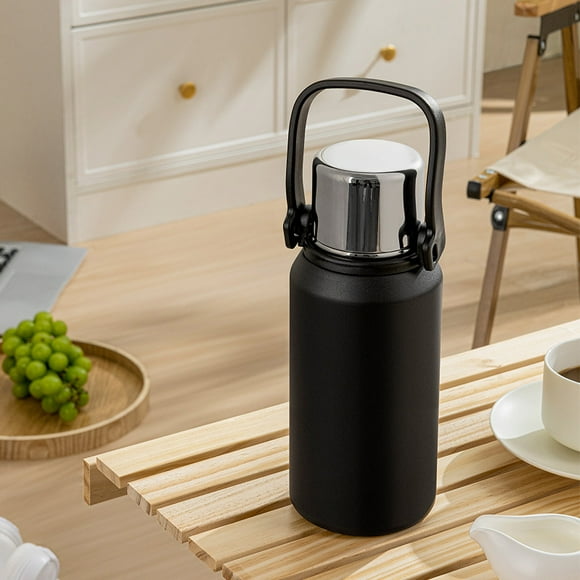 Botella De Agua De Acero Inoxidable, Termo Aislado De Gran Capacidad De 32 Oz Con Infusor De Té, Aislamiento Al Vacío De Doble Pared Para Bebidas Frías Y Calientes.,Vsgery