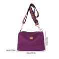 thumbnail image 3 of Bolsa bandolera de nailon de hombro de moda Moda portátil para el trabajo (púrpura) JShteea Para Estrenar, 3 of 6