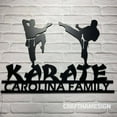 thumbnail image 2 of Craftnamesign Custom Karate Martial Arts Metal Sign LED Light, Karate Sign, Karate Decor, 2 of 5