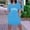 Sky Blue, variant on Sentmoon Party Dresses for Women Short Sleeve with Print Stretchy Summer Dresses for Women 2026 Work Loose Fit Oversized V Neck Elegant Dresses for Women Formal Orange XL