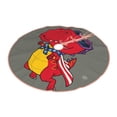 thumbnail image 2 of Kll Dinosaur Super Hero Cartoon Christmas Tree Skirt 30",Party Decorations Farmhouse For Christmas Decorations Holiday Party, 2 of 8