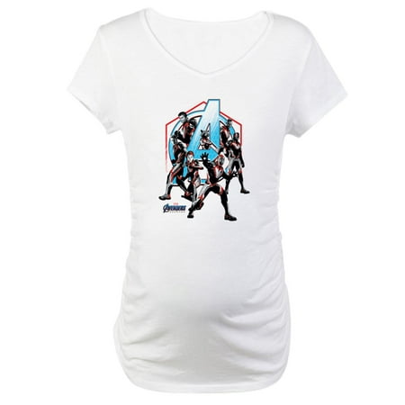 

CafePress - Avengers Endgame Characters Maternity T Shirt - Cotton Maternity T-shirt Cute & Funny Pregnancy Tee