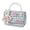 Blue, variant on Cute Pearl Handle Crossbody Bag for Women - Sequined Bow Mini Handbag with Detachable Chain Strap