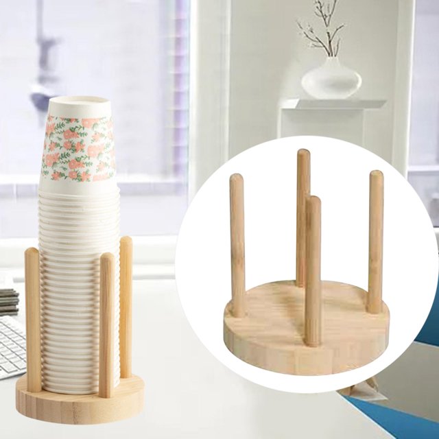 Soporte para almacenamiento de vasos perfecl Vaso desechable Estante para vasos de papel 1 rejilla 10cm