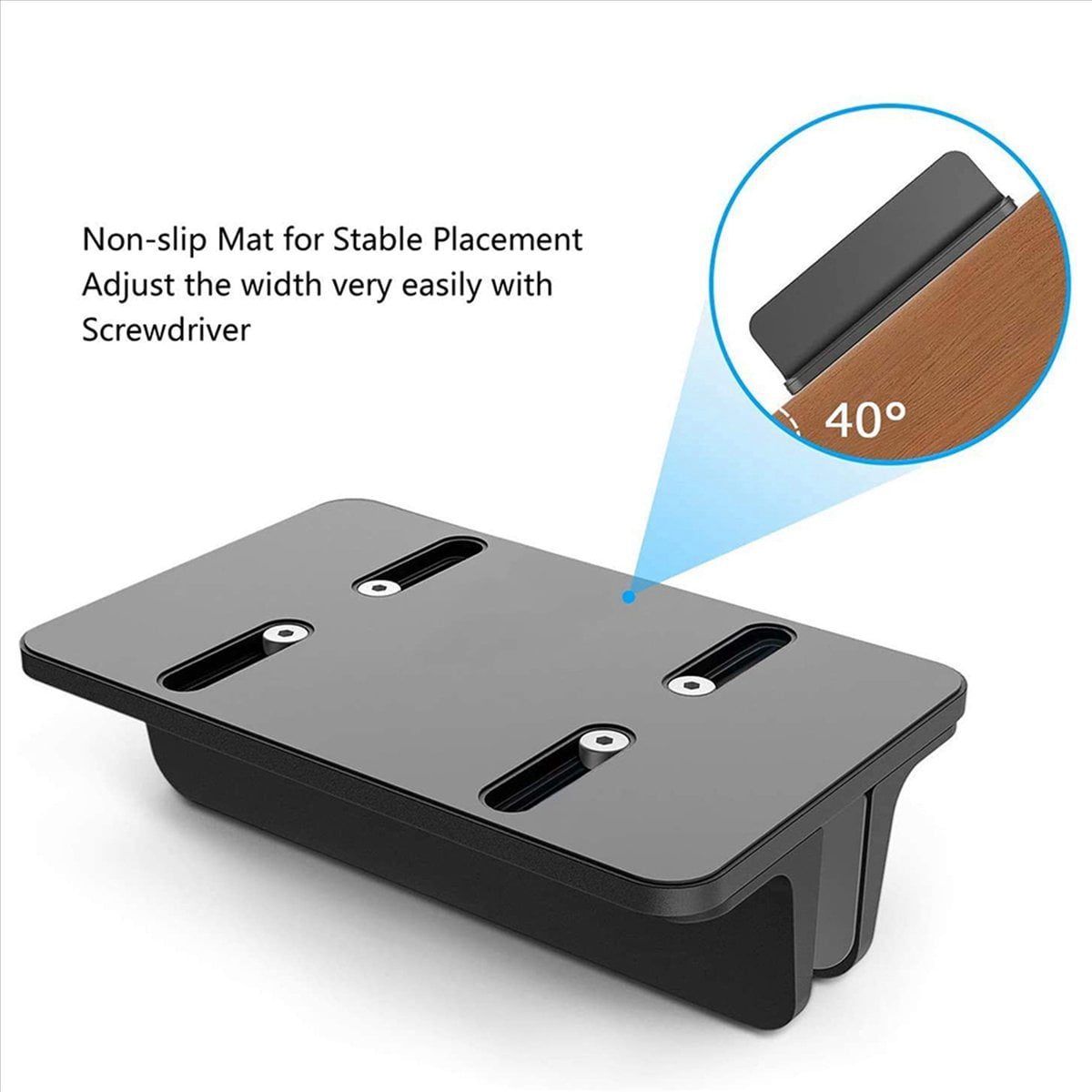2X Vertical Laptop Stand Holder, Adjustable Laptop Holder Desktop Stand with Adjustable Dock Size (Up to 17.3 Inches)