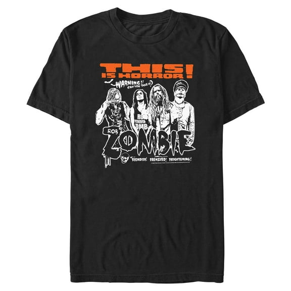 Mens Rob Zombie This Is Horror T Shirt