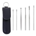 thumbnail image 1 of Set Ear Wax Pickers Stainless Steel 360 Spiral Curette Spoon Digging Ear Spoon Earwax C0c8, 1 of 8