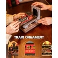 thumbnail image 5 of Robotime 3D Puzzles for Adults DIY Book Nook Kit Wooden VintageTrain Decorative Bookends 6.5" Model Building Kit Crafts for Adults Gifts for Boys Girls, 5 of 7