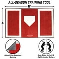 thumbnail image 4 of GoSports Baseball and Softball Hitting Mat for Batting Stance Practice - 6 x 4 ft, 4 of 7