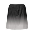 thumbnail image 4 of gbyLJF Women's 2 in 1 Tennis Golf Skirts High Waist Gym Workout Skorts Underneath Quick Dry Athletic Running Skirt Black XL, 4 of 6