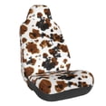 thumbnail image 1 of Wukai Cow Tie Dye Full Set Car Seat Covers with Soft Padding Universal Auto Front Seats Protector and Cushion Mat, 1 of 5