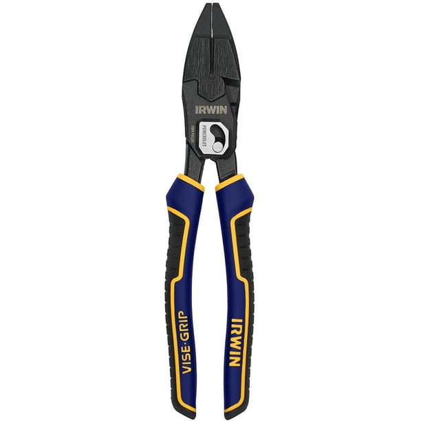 Alicates IRWIN VISE-GRIP PowerSlot de alto apalancamiento para linieros de 9.5 pulgadas