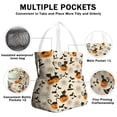 thumbnail image 3 of Black Cat Pumpkin Halloween Pattern Drawstring Lunch Bag Women - Drawstring Lunch Bag Insulated for Work Office - Stain-Resistant Large Lunchbags for Women with Multi-Pockets, 3 of 6