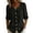 Black, variant on Women's Polo Shirts Trendy Botton-Up Puff Elbow-Length Tops Slim Fit V-Neck Collared Tshirts Solid Color Business Clothing Summer 2026 Red XL
