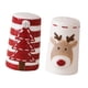 thumbnail image 4 of Juego de 2 saleros y pimenteros navideños, recipientes para especias, tarros para condimentos, azucareros, botellas, tarros para condimentos para come, 4 of 7