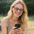 thumbnail image 4 of Joopin Unisex Photochromic Blue Light Blocking Glasses Rectangular Computer Gaming TV Glasses UV400 Protection, 4 of 8