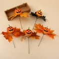 thumbnail image 5 of EIMELI Décoration de Fête d'Halloween Citrouille d'Halloween Festive Bâton d'Érable Effrayant Réaliste Décoration de Fête avec Artificiel Réutilisable, 5 of 5