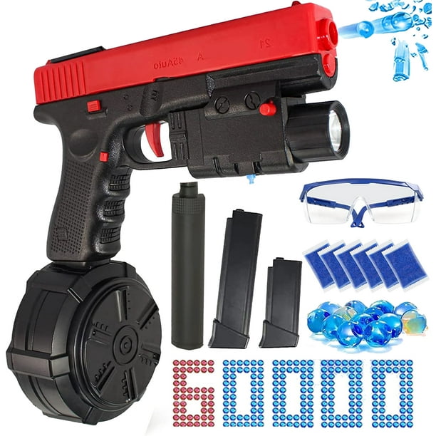 JMX2 Gel Blaster Pistol Toy Gun Full Auto Gel Ball Blaster Kit with