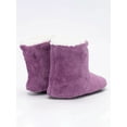 thumbnail image 4 of Woobling Unisex Warm Plush Slipper Boots Cozy Wool Indoor Outdoor Home Shoes, 4 of 6
