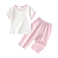 thumbnail image 3 of Ropa fina de verano para bebés, hecha de poliéster, para hombres y mujeres, para recién nacidos, con aire acondicionado, pijama de manga corta y cuello redondo., 3 of 6