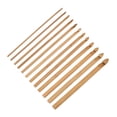 thumbnail image 3 of Uxcell Wooden Bamboo Crochet Hook Set 3mm-10mm Knitting Needles for DIY Craft Yarn, 3 of 5