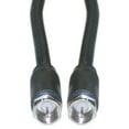 thumbnail image 2 of F-pin Coaxial Cable, F Type Male to Male Coax Cable Connector, UL Listed, AV, CableTV, Antenna, and Satellite Cable, Black, 100 ft, Cablewholesale, 2 of 2