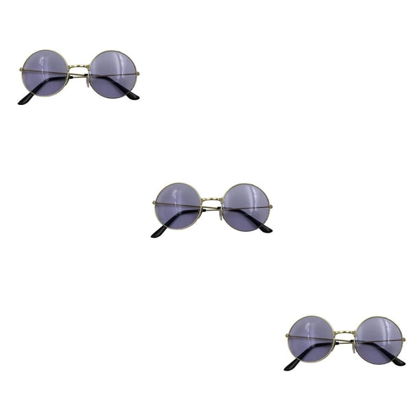 Gafas de sol Qarigey Marco de metal multifuncional Dorado Púrpura