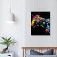 thumbnail image 3 of ONETECH Playroom Canvas Wall Art Gamepad Boy Room Posters Video Game Art Print Funny Gaming Posters Video Game Wall Art Video Game Posters Tteen Boy Artwork Gaming Pictures Bedroom Wall Decor, 3 of 4