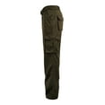 thumbnail image 3 of G-Style Men's Essential Enzyme Washed Twill Cargo Pants Orange 32/30, 3 of 4
