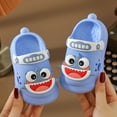 thumbnail image 2 of Hessimy Big Kids Cloud Slippers Little Children Thick Sole Slippers Cute Cartoon Beach Slides for Toddler Non Slip Boys Girls Summer Shoes slippers kids indoor(Blue,4.5), 2 of 5
