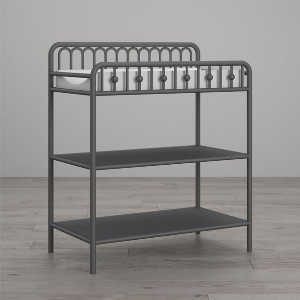 Little Seeds Monarch Hill Ivy Metal Changing Table, Gray