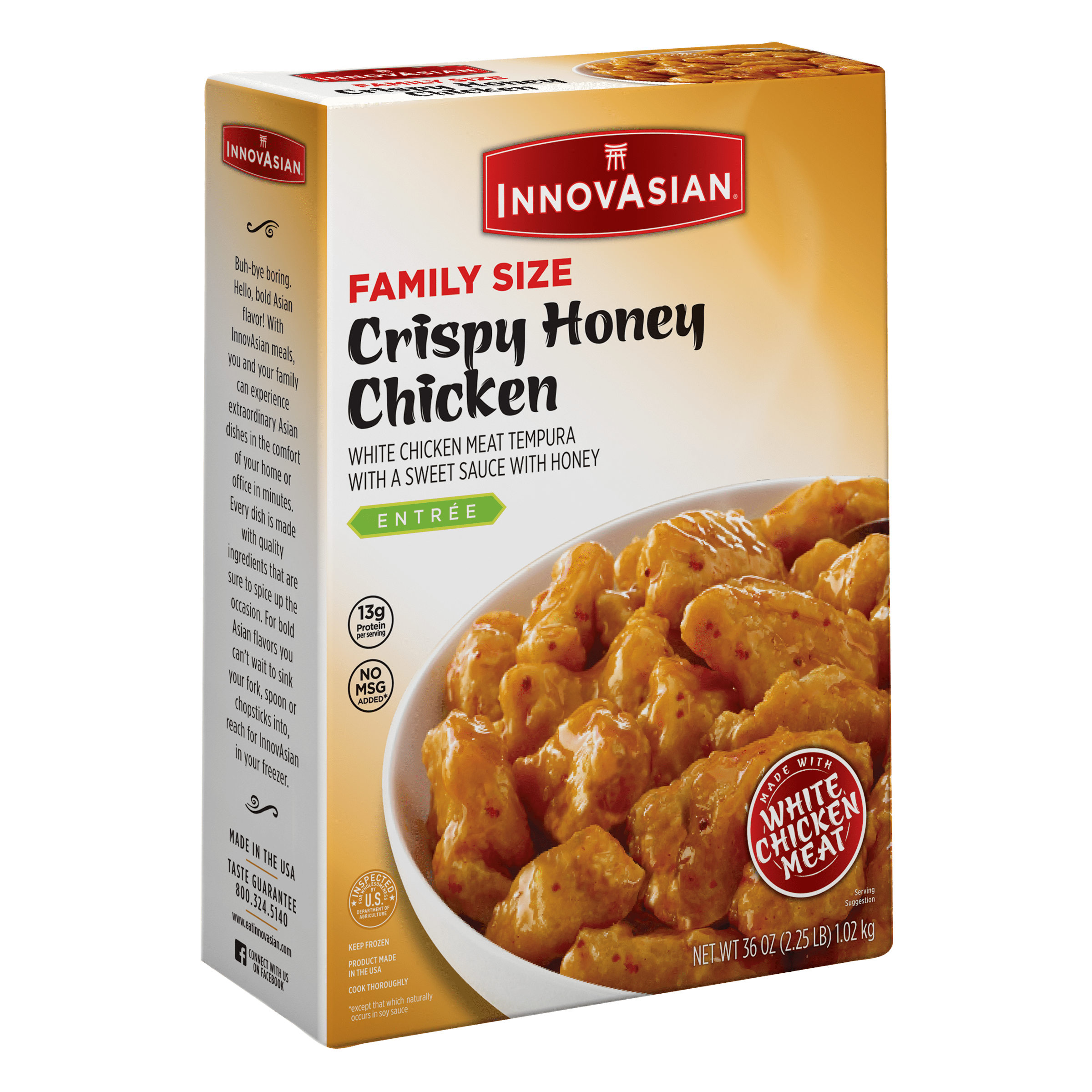 InnovAsian Crispy Honey Chicken, 36 oz (Frozen Meal)