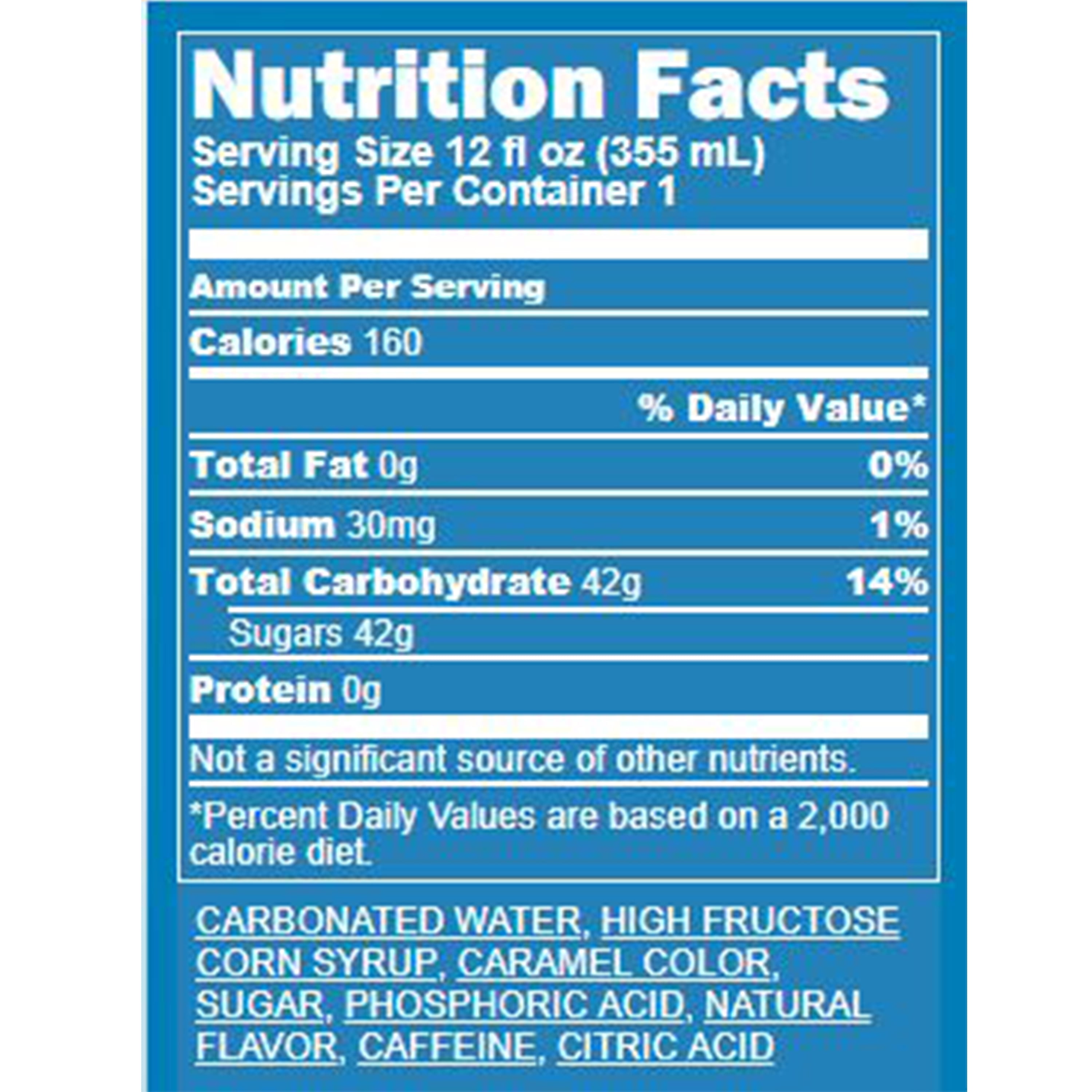 Nutrition Facts Cherry Pepsi Besto Blog
