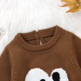thumbnail image 5 of XIMIN Baby Gir Girl Boy Cute Turkey Embroidery Smocked Bodysuit Clothes Long Sleeve Sweater One Piece Romper Infant Newborn Thanksgiving Outfits, 5 of 7