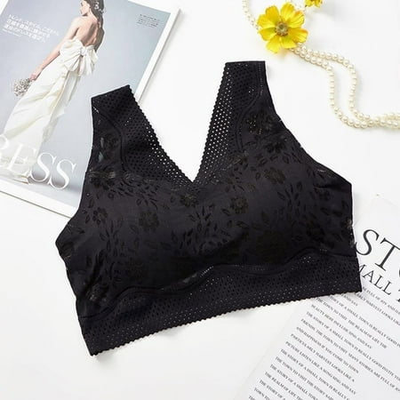 

TTSQY Lace Top Bra No rims Underwears Vest Style Sports Base Underwears