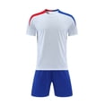 thumbnail image 6 of felwors Kids Soccer Jersey Set Training Team Uniform Shirt and Shorts(11-12 Years,White), 6 of 7