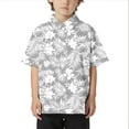 thumbnail image 1 of Chemise Décontractée de Plage pour Enfants, Confortable, Tendance, Commerce Extérieur, Col Boutonné, Manches Courtes, Pack de Chemises de Musculation, Chemise de Basketball pour Garçons, 1 of 3