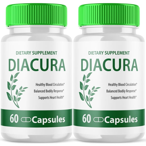 Diacura Blood Balance Support Pills Advanced Formula Vitamin Supplement 120 Capsules
