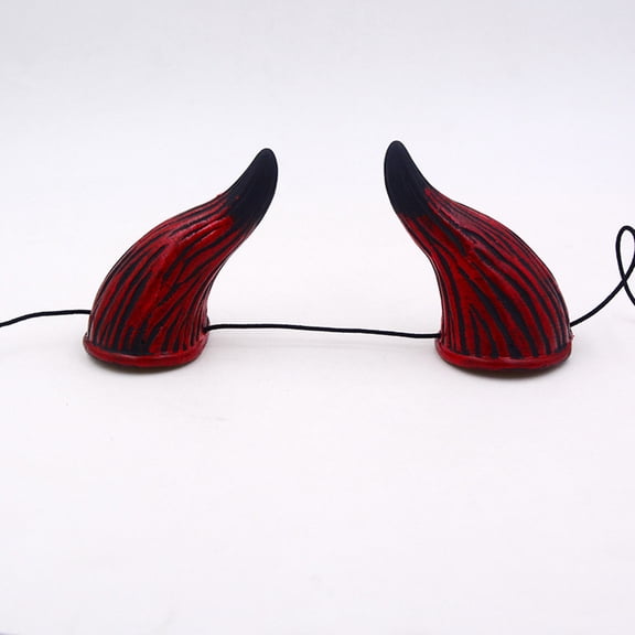 SWETRACE Cow Costumes Headpiece Decoration Ox Horn 2Pcs