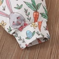 thumbnail image 6 of Otqutp Cartoon Clothes for Toddler Easter Baby Girls Overalls Romper Outfit Sleeveless Rabbit Print Bell Bottom Jumpsuit, 6 of 9