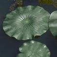 thumbnail image 4 of 2 plantas acuáticas artificiales para acuario, decoración de paisaje, loto ornamental, 17 cm 17cm, 4 of 9