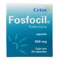 thumbnail image 1 of Fosfocil Laboratorios Senosiain Fosfomicina 500mg con 24 capsulas, 1 of 4