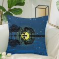 thumbnail image 2 of YUSDECOR Housses de Coussin Arbres en Forme de Guitare 18x18 Pouces, 2 of 2