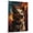 Australian Stumpy Tail Cattle, variant on Nederlandse Kooikerhondje Dog Space Painting Poster Unframe, Nederlandse Kooikerhondje Dog Canvas Frame Ready to Hang - Funny Posters - Dog Portrait