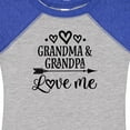 thumbnail image 4 of Inktastic Grandma Grandpa Love Me Arrow Boys or Girls Baby Bodysuit, 4 of 5