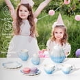 thumbnail image 3 of Juego de Té de Porcelana Gigante Frijol Azul Degradado para Niños, 3 of 7